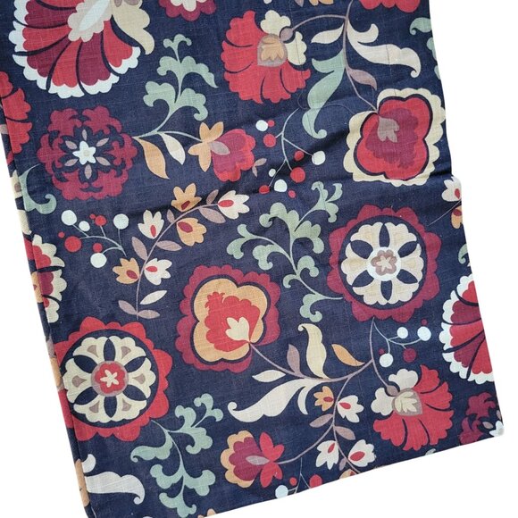 Curtains Co Daphne Filler Valance 50x13 Swag Valance 100x30 Set Harvest Floral - Picture 8 of 9